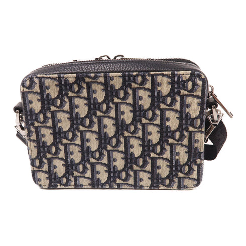 Christian Dior CD SHW Oblique Camera Bag Shoulder Bag Canvas