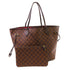 LOUIS VUITTON LVGHW Neverfull MM Tote Bag Shoulder Bag N41358 Damier Ebene Brown