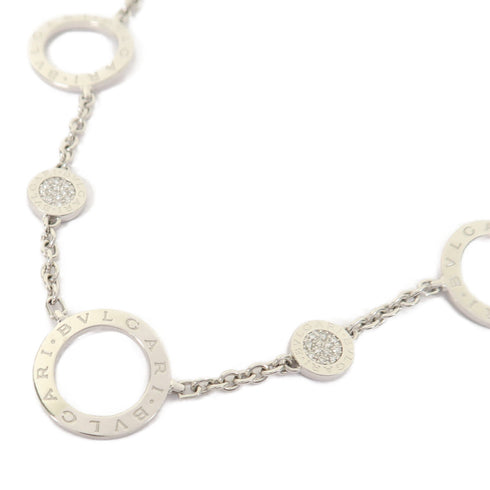 BVLGARI Diamond Necklace 18K White Gold v1