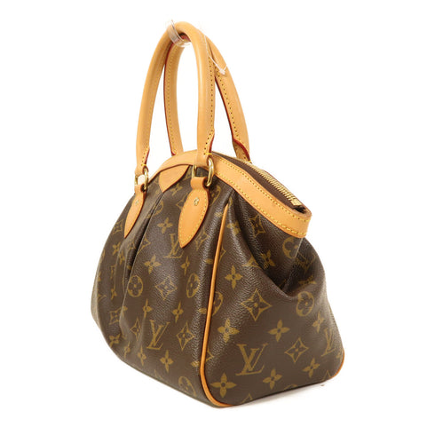 LOUIS VUITTON LV GHW Tivoli PM Handbag M40143 Monogram Brown
