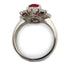 FINE JEWELRY 1.27ct Ruby 0.75ct Diamond Ring US#5.75 PT900 Platinum
