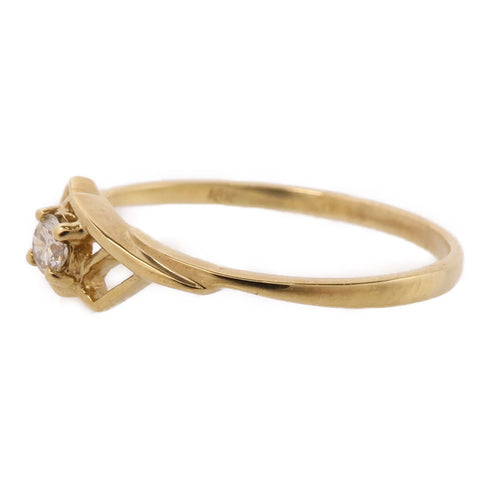 JEWELRY Diamond Ring 18K Yellow Gold US#7.75