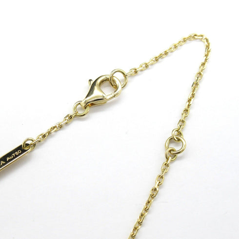 Van Cleef & Arpels Vintage Alhambra Necklace 18KYG Malachite Diamond Green Used