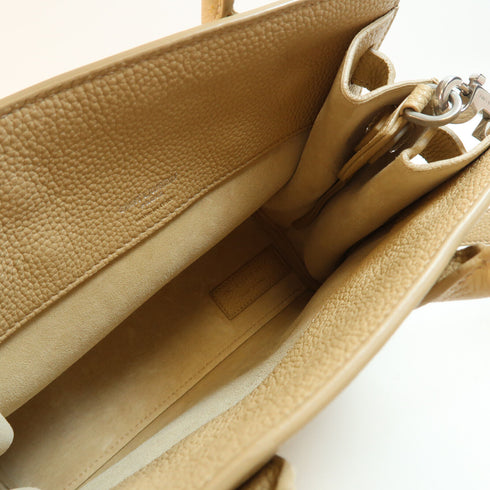 SAINT LAURENT YSL SHW Nano Sac de Jour Souple Bag 2way Calfskin Leather 485019