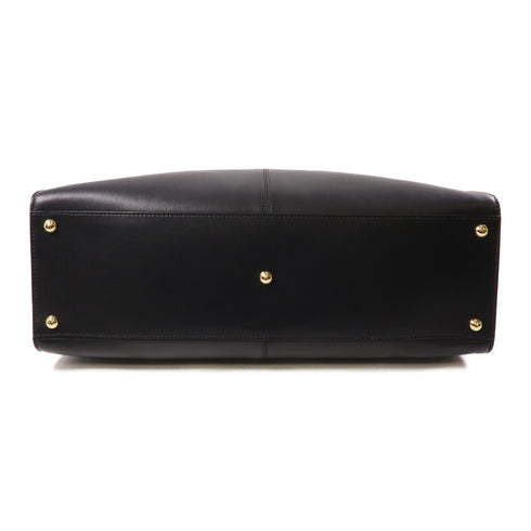 FENDI GHW Peekaboo Shoulder Bag Handbag 8BN304A5E8 Calfskin Leather Black