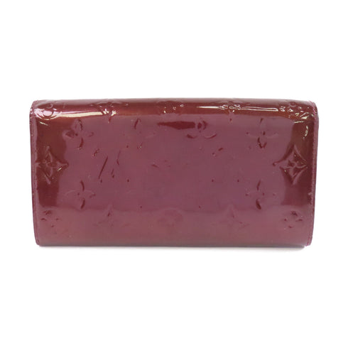 LOUIS VUITTON LV GHW Portefeuille Sarah Long Wallet M91521 Vernis Red