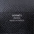 HERMES PHW Bearn Long Wallet Veau Epsom Leather Noir Black