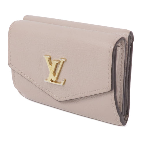 LOUIS VUITTON LV GHW Lockmini Wallet M69340 Calfskin Leather