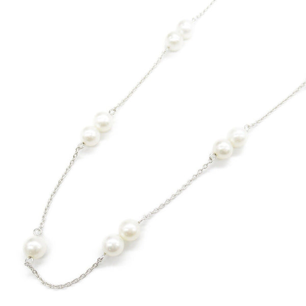 TASAKI Pearl Necklace 18K White Gold