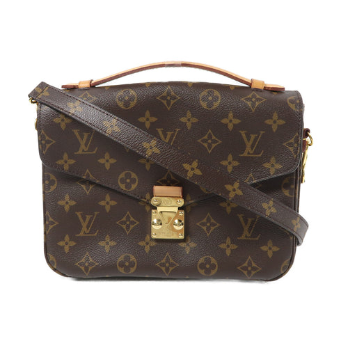 LOUIS VUITTON LV GHW Pochette Metis MM 2 Way Bag M44875 Monogram Brown