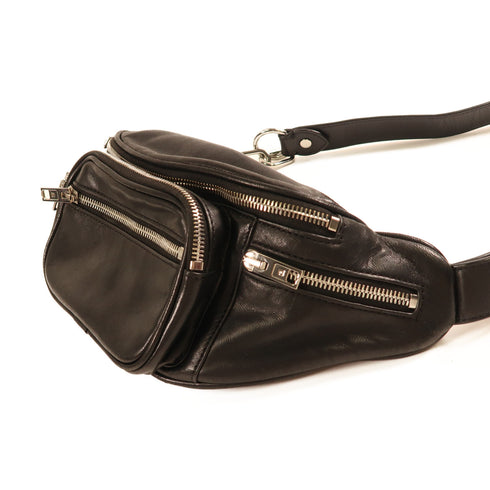 Alexander Wang SHW Alexander Wang Waist Bag Lambskin Leather Black