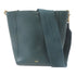 CELINE GHW Small Sangle Bucket Shoulder Bag Calfskin Leather Green