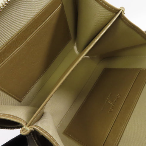 CHANEL Quilted CC GHW Camera Case Chain Shoulder Bag Lambskin Leather White