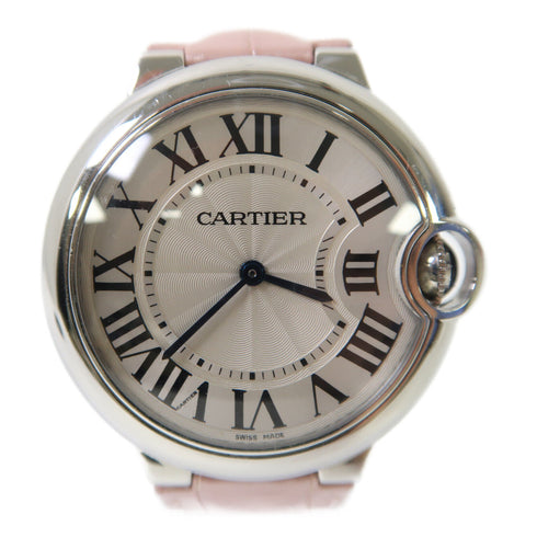 CARTIER Ballon Bleu Quartz Watch W6920087 Stainless Steel Silver