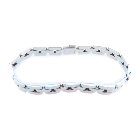 CARTIER SHW Mayon Pantail Bracelet Bangle 18K White Gold