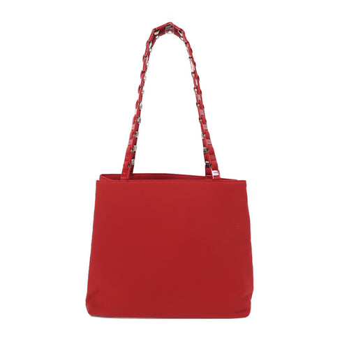 Salvatore Ferragamo SHW Shoulder Bag Canvas Red