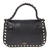 Valentino GHW 2way Shoulder Bag Calfskin Leather Black