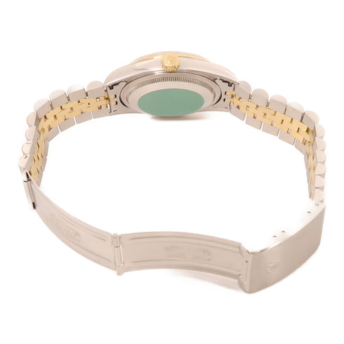 ROLEX Datejust Automatic Watch 16233 18K Yellow Gold/Stainless Steel Silver