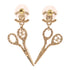 CHANEL CC Earrings Metal Gold v3