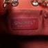 CHANEL Quilted CC Bucket Bag Chain Shoulder Bag Calfskin Leather Red