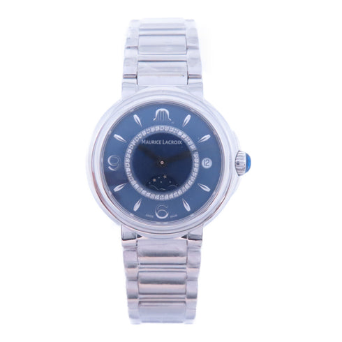Maurice Lacroix Fiaba Quartz Watch FA1084-SS002-420-1 Stainless Steel Blue