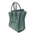 CELINE SHW Luggage Handbag Calfskin Leather Blue