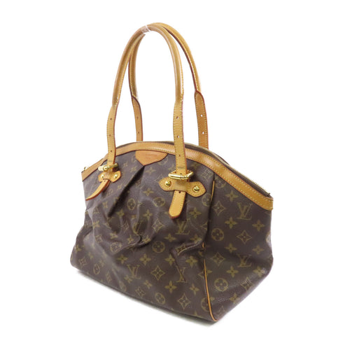 LOUIS VUITTON LV GHW Tivoli GM Shoulder Bag M40144 Monogram Brown