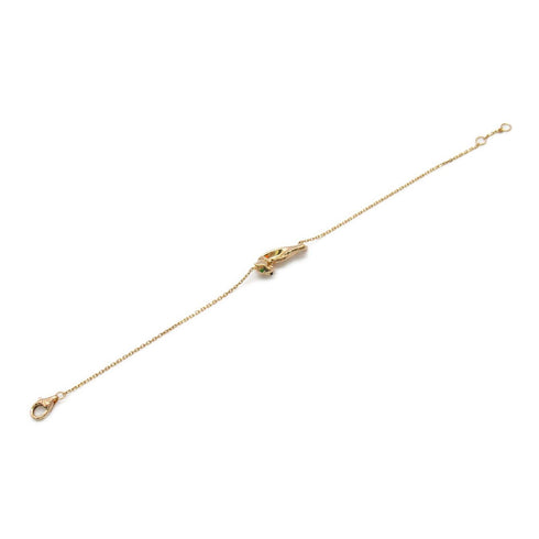 CARTIER Panthere Tsavorite Onyx Bracelet 18K Pink Gold