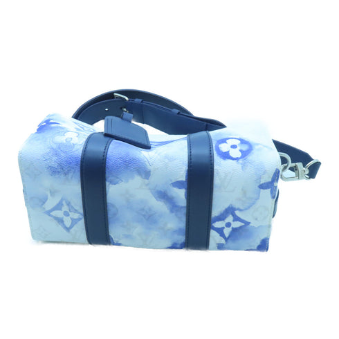 LOUIS VUITTON LV SHW City Keepall Shoulder Bag M45737 Mono-Watercolor White Blue