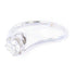 FINE JEWELRY 0.635ct Diamond Ring US#8 18K White Gold