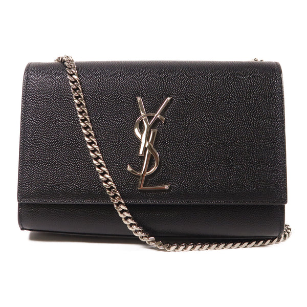 SAINT LAURENT SHW Kate Shoulder Bag Calfskin Leather