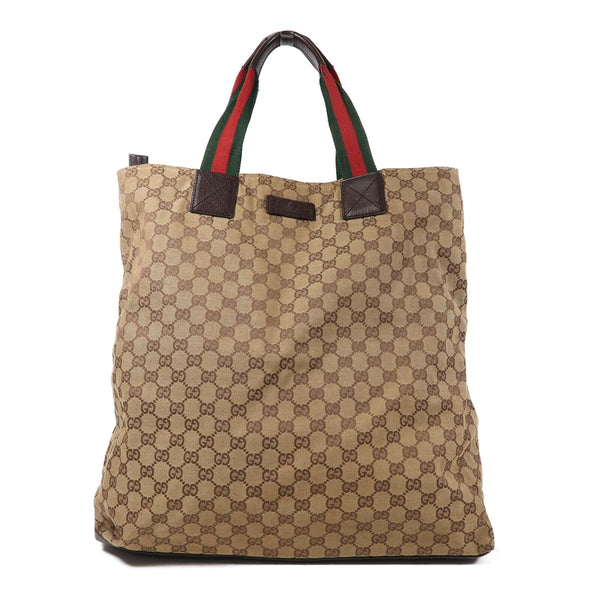 GUCCI GG SHW Shoulder Bag 131233 Canvas Brown