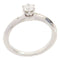 TIFFANY&CO 0.25ct Diamond Ring US#4.75 PT950 Platinum