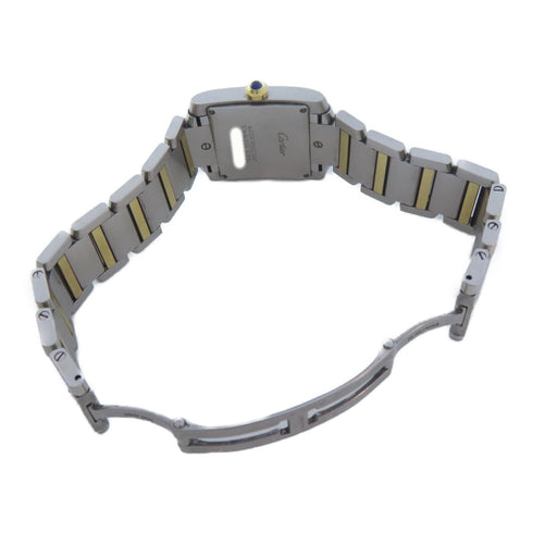 CARTIER Tank Francaise Quartz Watch W51012Q4 Stainless Steel/18K Yellow Gold