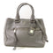 PRADA SHW 2 Way Shoulder Bag Handbag Calfskin Leather Gray Grey