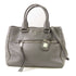 PRADA SHW 2 Way Shoulder Bag Handbag Calfskin Leather Gray Grey