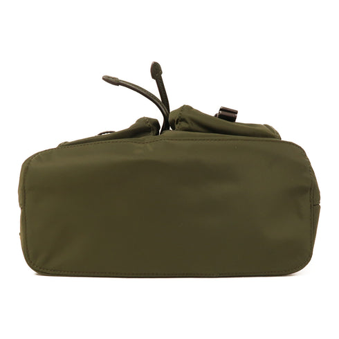 Tory Burch GHW Backpack Rucksack Nylon Green
