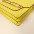 HERMES GHW Roulis Mini Shoulder Bag Evercolor Leather Lime Yellow