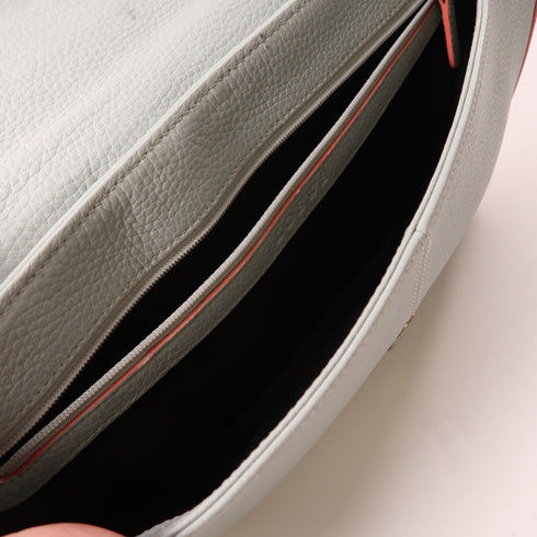 LOEWE SHW Shoulder Bag Calfskin Leather Light Blue