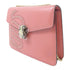 BVLGARI GHW Serpenti Forever Chain Shoulder Bag Calfskin Leather Pink v1