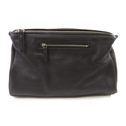 GIVENCHY SHW Pandora Handbag Shoulder Bag Calfskin Leather Black