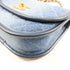 CHANEL CC GHW Messenger Bag 2 Way Bag Denim Blue