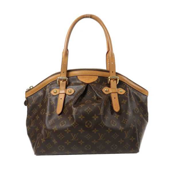 LOUIS VUITTON LV GHW Tivoli GM Handbag M40144 Monogram Brown v4