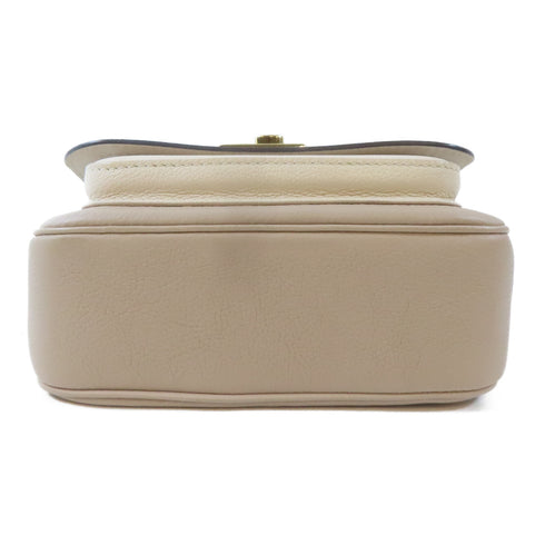 LOUIS VUITTON LV GHW Lockme Tender 2 Way Shoulder Bag M58554 Calfskin Beige/Blue