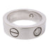 CARTIER 3 Diamond Love Ring 18K White Gold Cartier#48/US#4.5