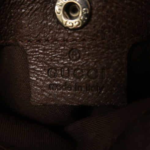 GUCCI GG SHW Shoulder Bag 141863 Canvas Brown