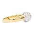Fine Jewelry 0.60ct Diamond 4.3g Ring 18K Yellow Gold US#4.25