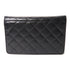 CHANEL Quilted CC SHW Cambon Wallet On Chain Shoulder Bag Calfskin Leather Black