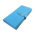 HERMES PHW Bearn Long Wallet Chevre Leather Blue