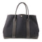 HERMES PHW Garden Party PM Handbag Canvas Black